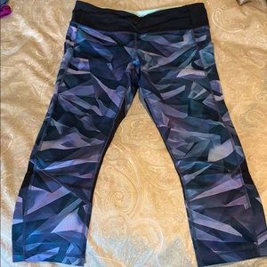 lululemon Pace rival crops size 8